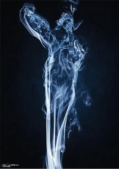 shape-shifting smoke art 烟的艺术,3d和材质技术真心不错啊