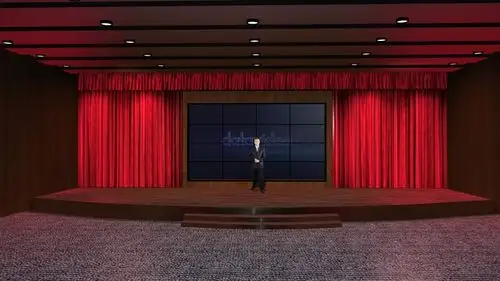 【tvs-2000a】办公室会议虚拟场景 | datavideo virtualset 虚拟背景