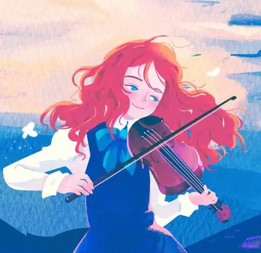 拉小提琴的女孩
