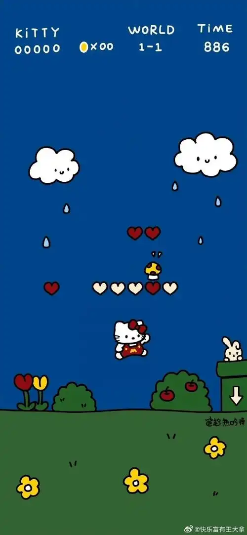 壁纸壁纸  手机壁纸#壁纸#hellokitty超话微信美化主题超话#手机主题
