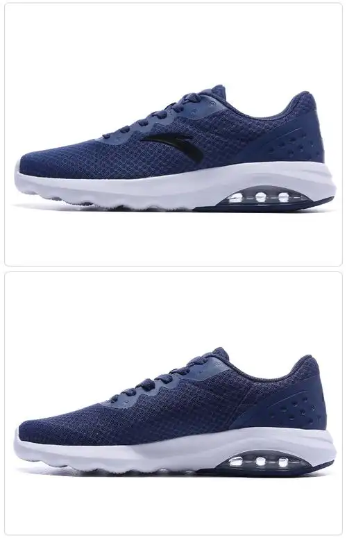 安踏男鞋跑步鞋2018新款学生休闲透气网面鞋夏季运动鞋男气垫鞋男