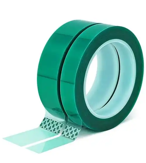 绿色pet耐高温胶带绝缘喷漆电子产品电镀保护180度其他绝缘材料