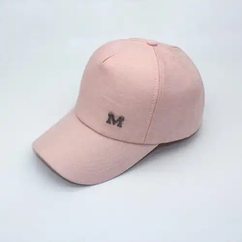 韩国潮人棒球帽女夏天休闲百搭纯色鸭舌帽防晒遮阳弯檐字母帽子