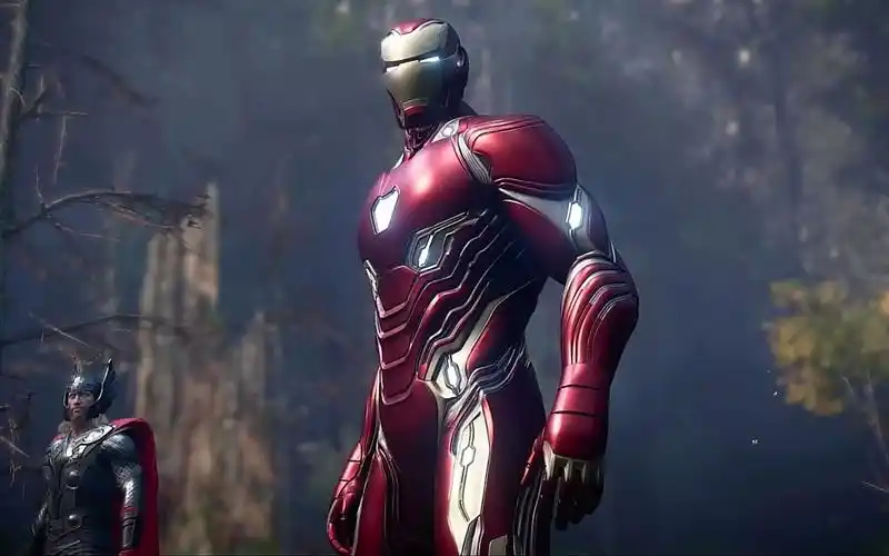 钢铁侠mk50战衣展示(ps4漫威复仇者)