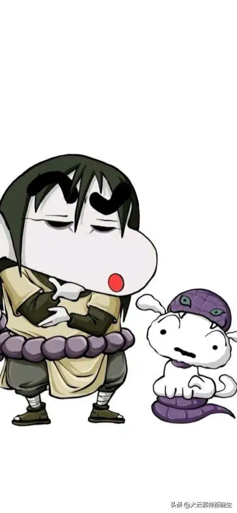 跨界cos-蜡笔小新版的火影忍者_网易订阅