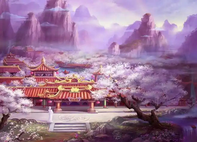 古风 二次元 壁纸 背景 唯美 插画