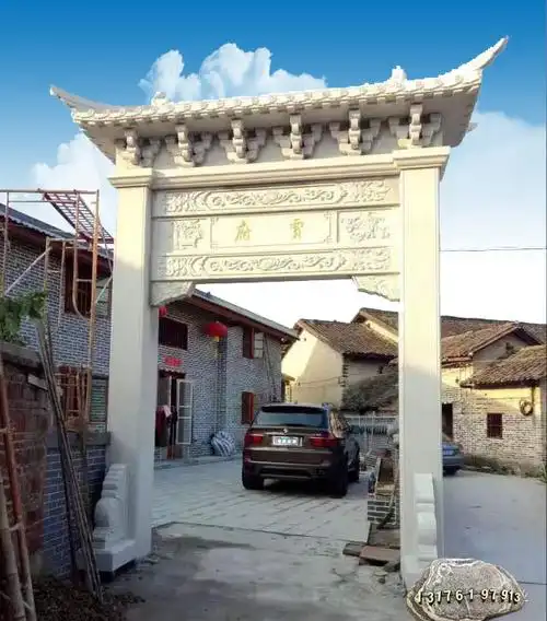 单门石牌坊价格简单一门牌坊牌楼图片大全