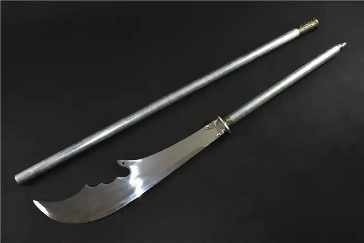 龙泉刀剑特价关公大刀青龙偃月刀朴刀长矛 古兵器 武术器材未开刃