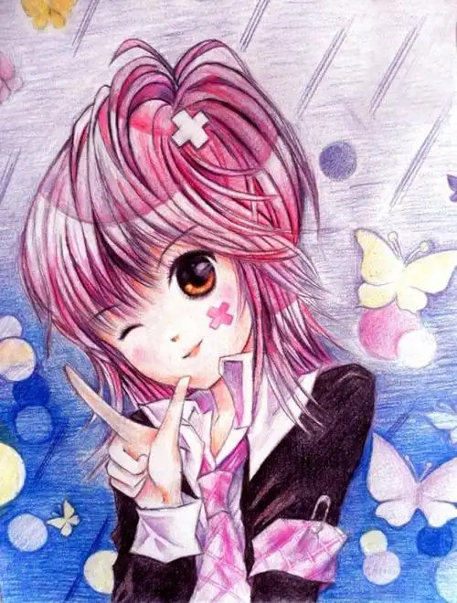 彩铅卡通画这么美卡通彩铅画彩铅画卡通人物卡通娃娃彩铅画彩铅卡通