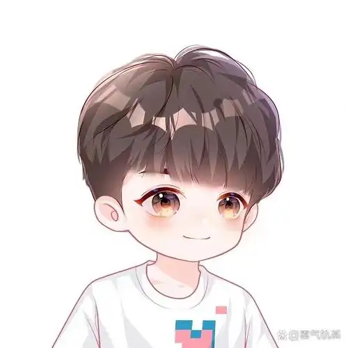 手绘一组帅气男头|干净阳光男头|q版男头像