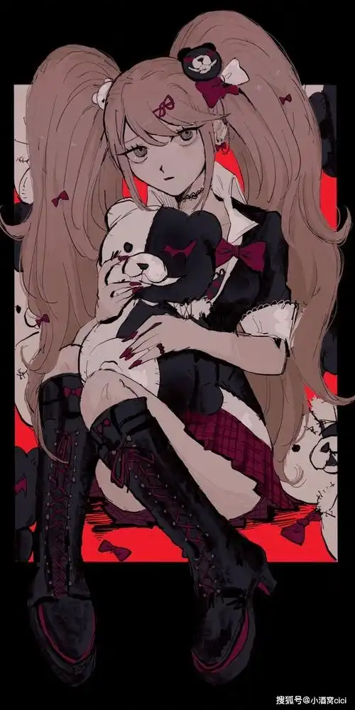 弹丸论破江之岛盾子动漫全面屏壁纸是你没见过的盾子