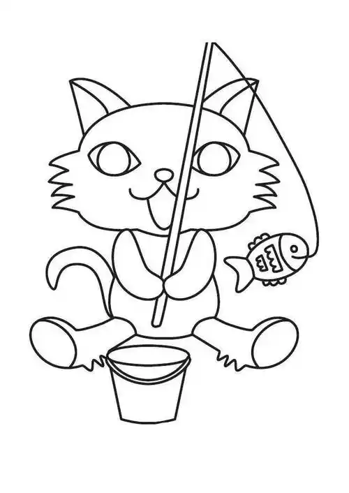 简笔画小猫 简笔画小猫咪怎么画