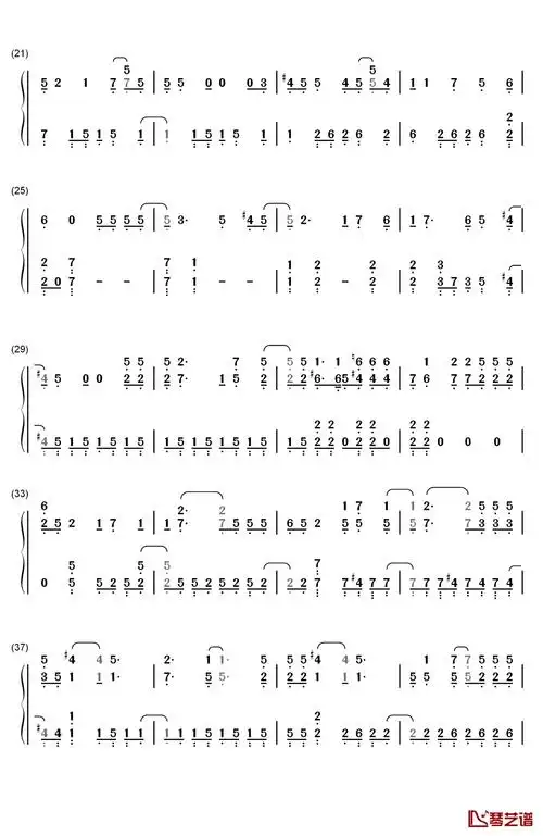 ユメイログラフィティ钢琴简谱-数字双手-タッキー&翼2