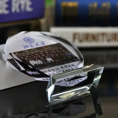 水晶纪念品定制同学聚会纪念品实用相框定做毕业礼品创意摆件