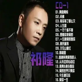 祁隆cd专辑u盘流行经典情歌曲无损音质cd唱片汽车载cd碟片光盘