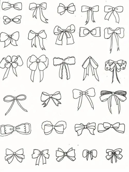 一看就会的蝴蝶结画法