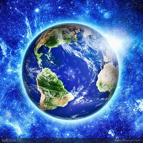 创意蓝色漂亮地球高清图片