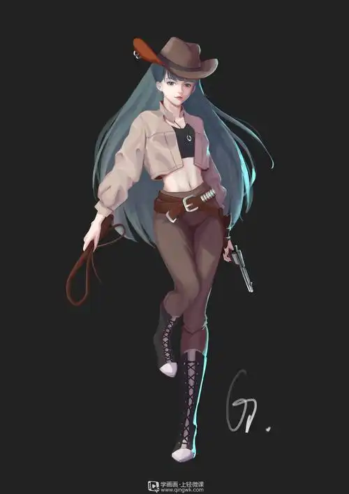 《光与色的应用技巧课程第11章——厚涂角色立绘创作》by 三火