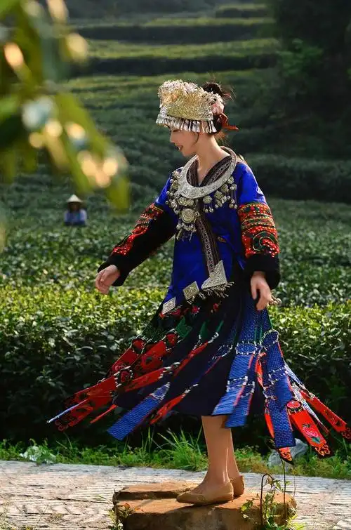 [lg]【茶山俏阿妹【黔东南民族风】摄影图片】苗族