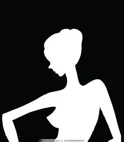 人体简笔画剪影