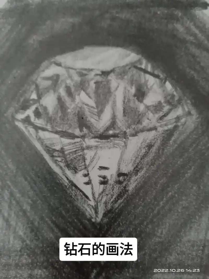 钻石 #画法#素描 - 抖音