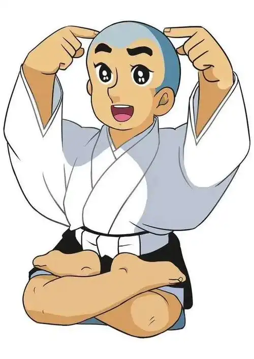 小时候特别希望能成为像一休一样聪明的人,现在还记得,一休思考时手指