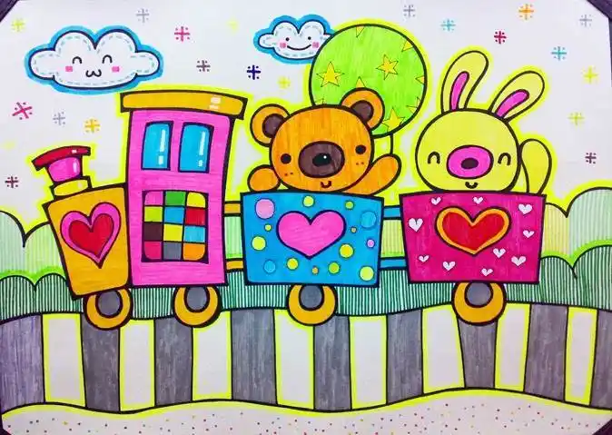 儿童画画大全水彩画 儿童创意水彩画图片大全集