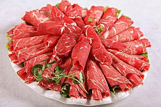 雪花牛肉图片