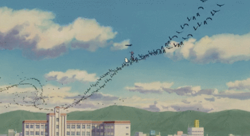 动漫gif场景gif文艺gif猫的报恩gif