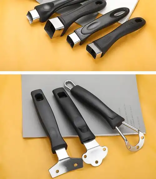 厨房必备用品优选通用平底锅把手炒锅手柄把手配件胶木防烫炒锅手柄奶