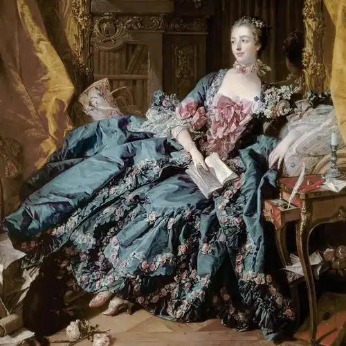 103《德·蓬帕杜尔夫人》布歇(法国)-世界名画鉴赏语音讲解(一百零三)