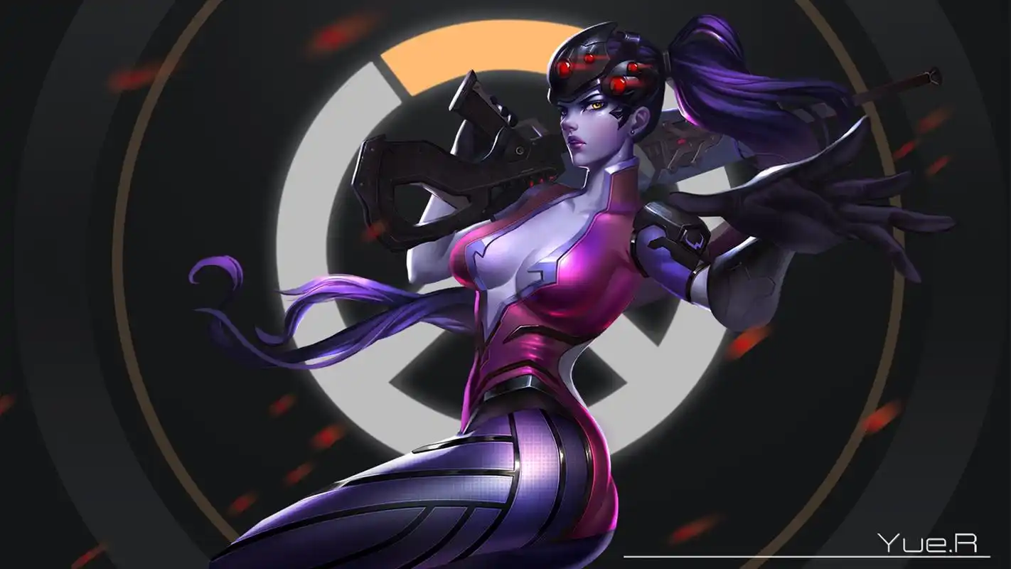 《守望先锋》黑百合高清桌面壁纸高清大图预览1920x1080_游戏壁纸下载