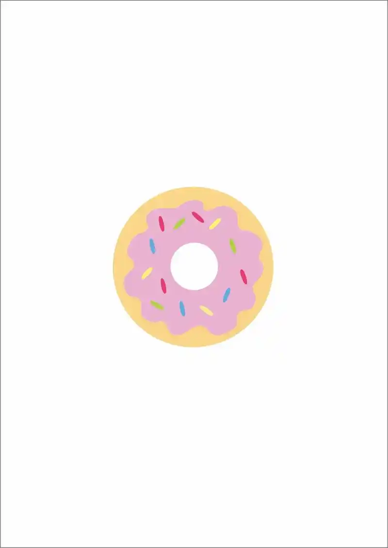 拿起画笔一起画甜甜圈吧🍩#一学就会的简笔画 - 抖音