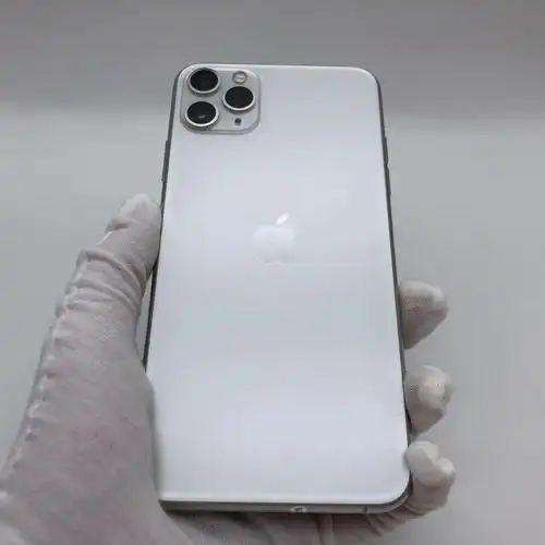 苹果iphone11promax4g全网通银色256g国行8成新真机实拍