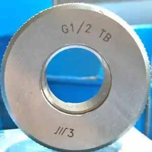 成量环规川牌英制圆柱管螺纹量规螺纹环规g1/2螺纹规bspp通止环规