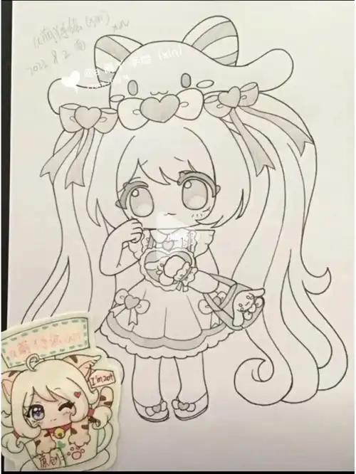 迷你世界妮姆简笔画