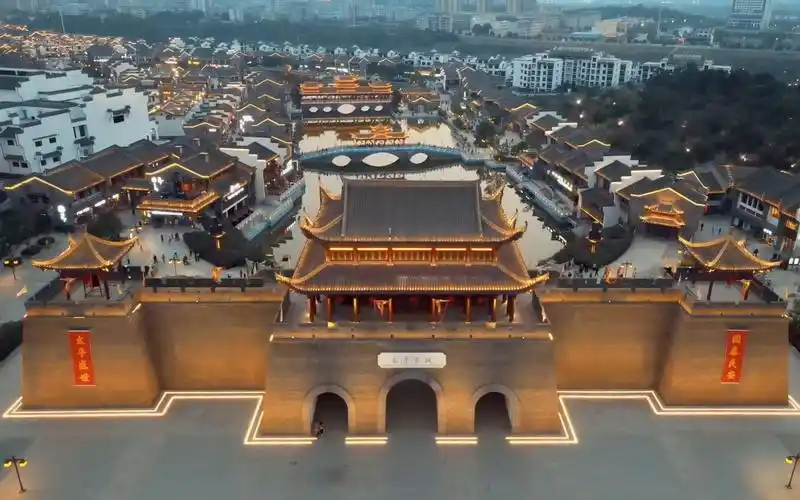 航拍崇左太平古城_哔哩哔哩_bilibili