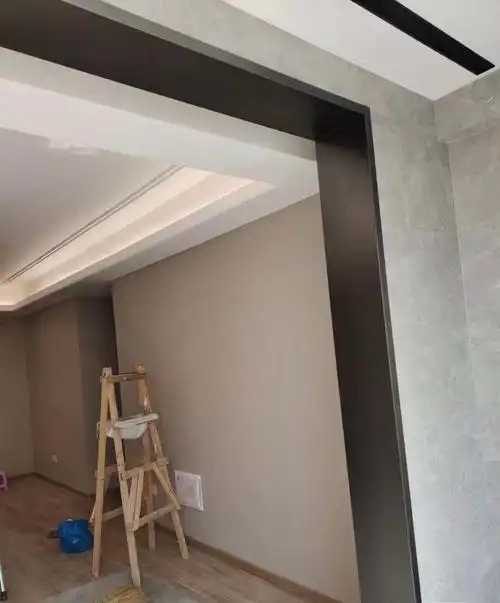 新升级不锈钢包边门框不锈钢门套极窄垭口哑光钛金门框包边窗套阳台