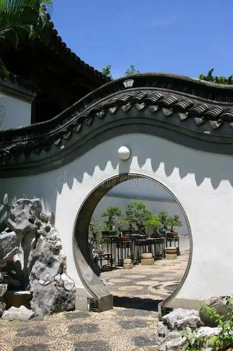 古典园林圆门寓意(园林中的圆门叫什么)古典园林圆门寓意