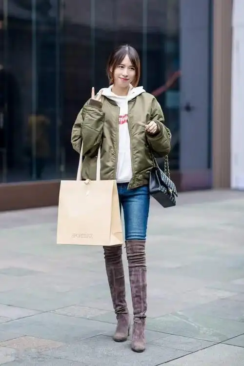 小个子女生千万别穿长筒靴因为太好看了