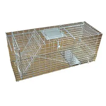折叠式人道抓猫笼器 捉猫野鸡黄鼠狼笼 捕猫笼 捕狗笼 逮猫笼兔笼