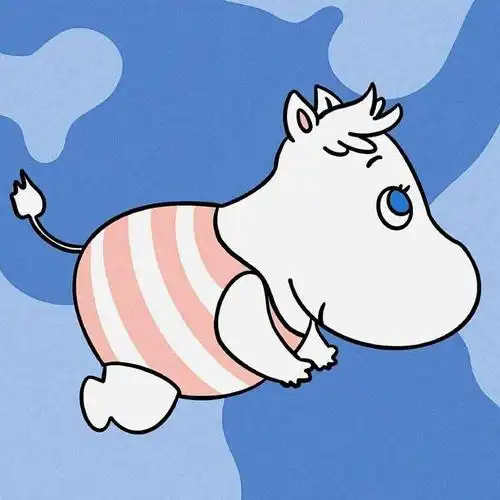 超萌可爱河马微信头像