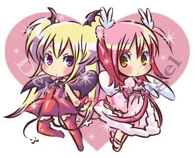 【守护甜心】月咏歌呗/星那歌呗与恶魔依琉的变身形态,【守护甜心】日