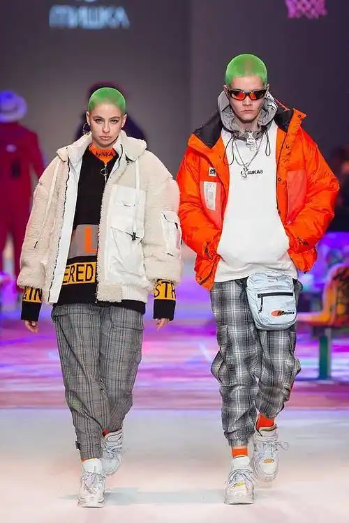 现代系列实拍男女性时装潮流