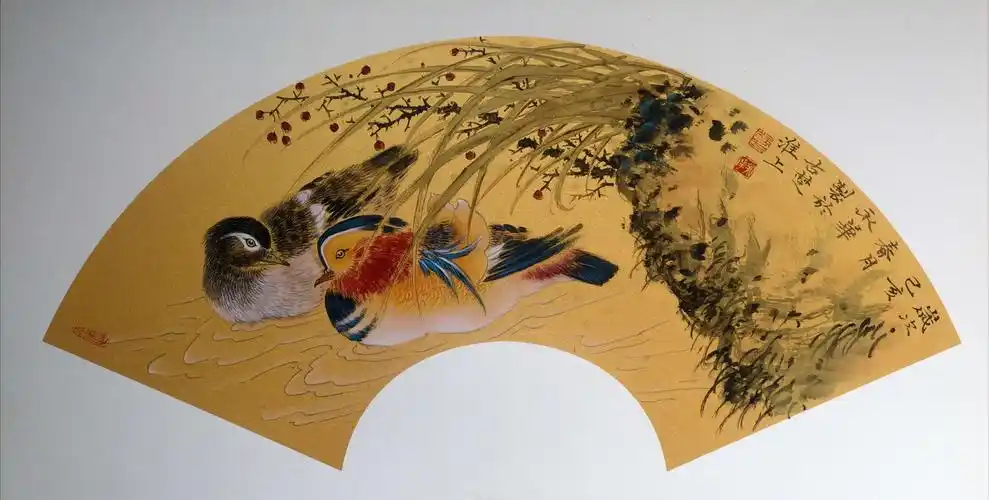 【清润秀雅】程永华花鸟扇面小品欣赏(六)