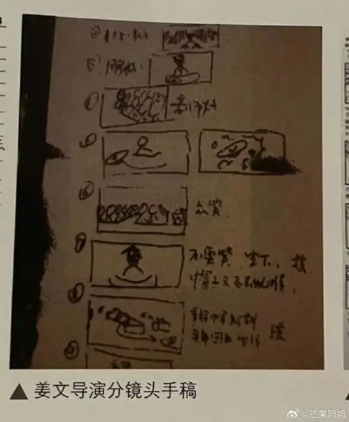 徐克张艺谋姜文分镜头手稿##徐克张艺谋姜文分镜头手稿风格