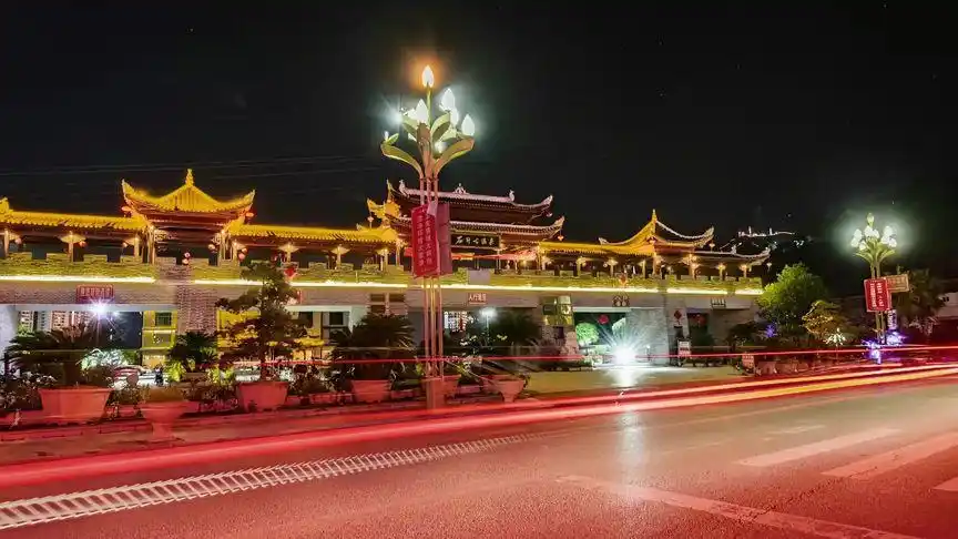 来一波石阡温泉的大范围移动延时.#延时摄影 #城市的夜晚