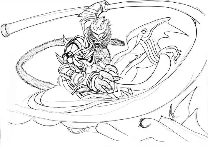 画孙悟空画孙悟空齐天大圣