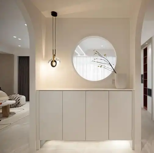 120㎡简约风装修,无主灯设计清雅高级