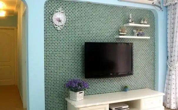 马赛克可以做电视背景墙吗 马赛克电视背景墙图片欣赏